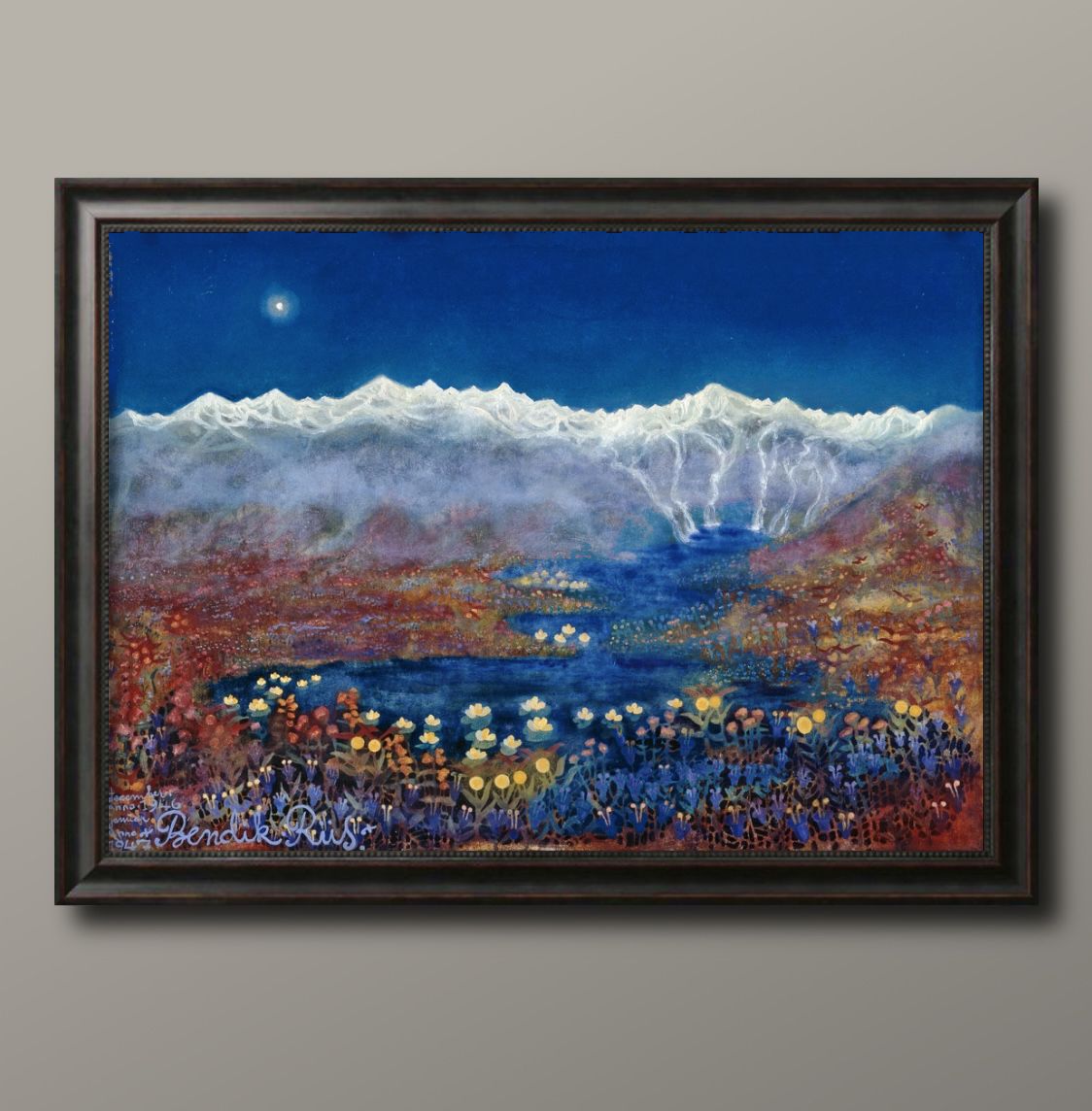 ベンディク リース Bendik Riis A3 サイズ ポスター アート おしゃれ 絵画 インテリア 北欧 イラスト マット紙 艶消し アートパネル 額 フレ...