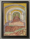 フィンセント ファン ゴッホ Corridor in the Asylum A3 サイズ ポスター アート おしゃれ 絵画 インテリア 北欧 イラスト マット紙...