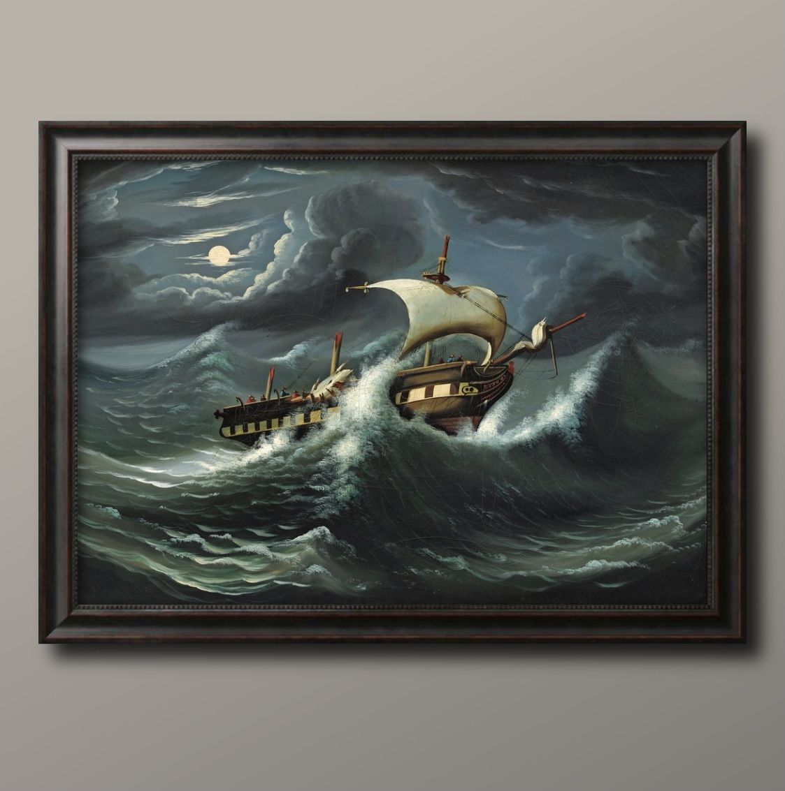 トーマス チャンバース 嵐 A3 サイズ ポスター アート おしゃれ 絵画 インテリア 北欧 イラスト マット紙 艶消し アートパネル 額 フレーム デザイン ...