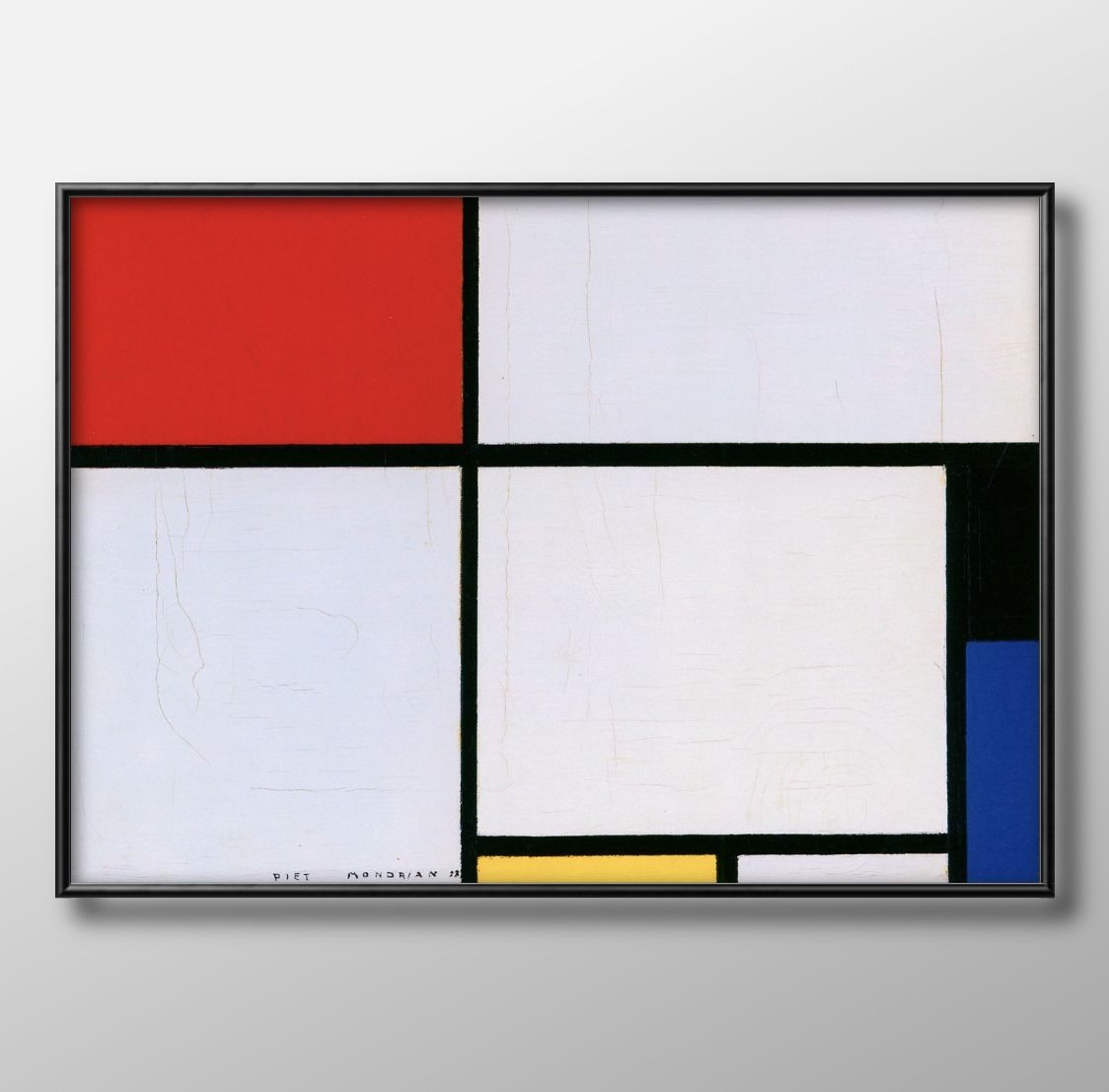 ピエト モンドリアン A3 サイズ ポスター アート おしゃれ 絵画 インテリア 北欧 イラスト マット紙 艶消し アートパネル 額 フレーム デザイン 壁掛け...