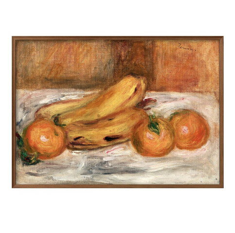 オーギュスト ルノワール オレンジとバナナ A3 サイズ ポスター アート おしゃれ 絵画 インテリア 北欧..