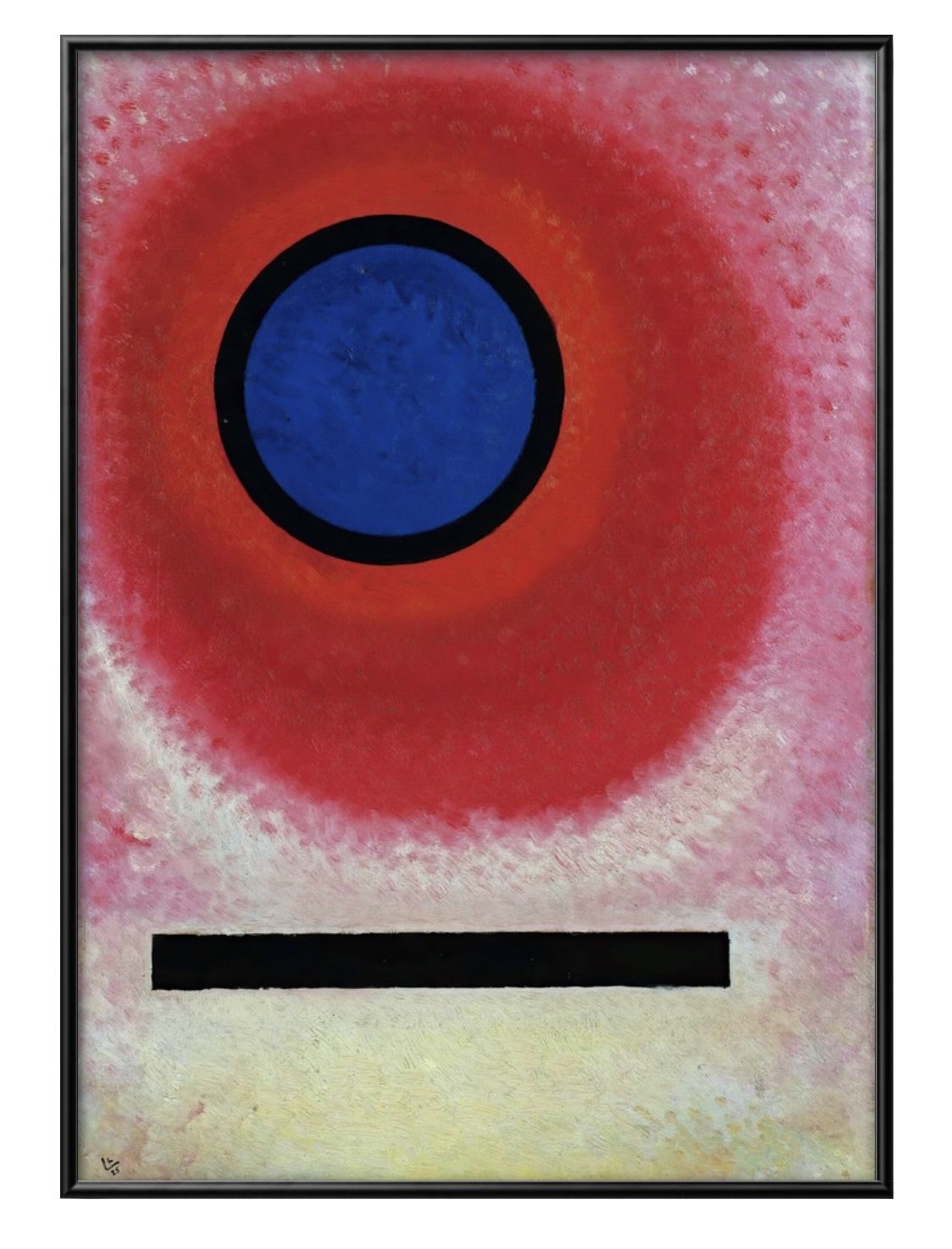 ワシリー カンディンスキー Cercle Bleu II A3 サイズ ポスター アート おしゃれ 絵画 インテリア 北欧 イラスト マット紙 艶消し アートパ...