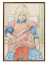カール ラーション En unge A3 サイズ ポスター アート おしゃれ 絵画 インテリア 北欧 イラスト マット紙 艶消し アートパネル 額 フレーム デ...