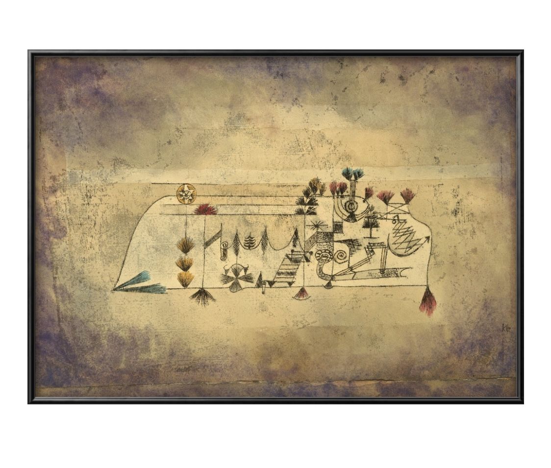 パウル クレー All Souls' Picture A3 サイズ ポスター アート おしゃれ 絵画 インテリア 北欧 イラスト マット紙 艶消し アートパネル...