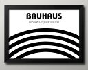 バウハウス BAUHAUS ミッドセンチュリー A3 サイズ ポスター アート おしゃれ 絵画 インテリア 北欧 イラスト マット紙 艶消し アートパネル 額 ...