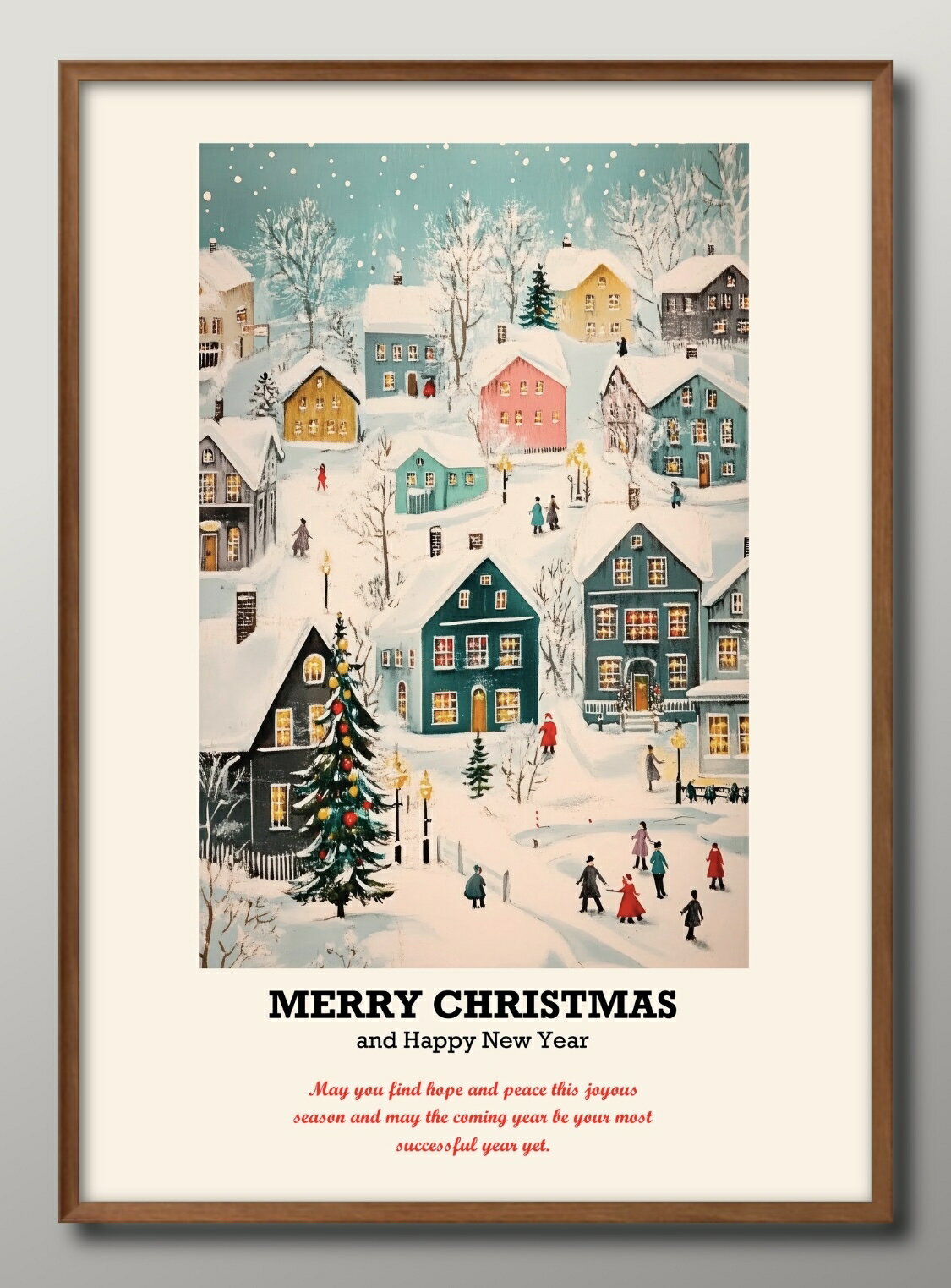 メリークリスマス Xmas Christmas サンタクロース ビンテージイラスト A3 サイズ ポスター アート おしゃれ 絵画 インテリア 北欧 イラスト ...