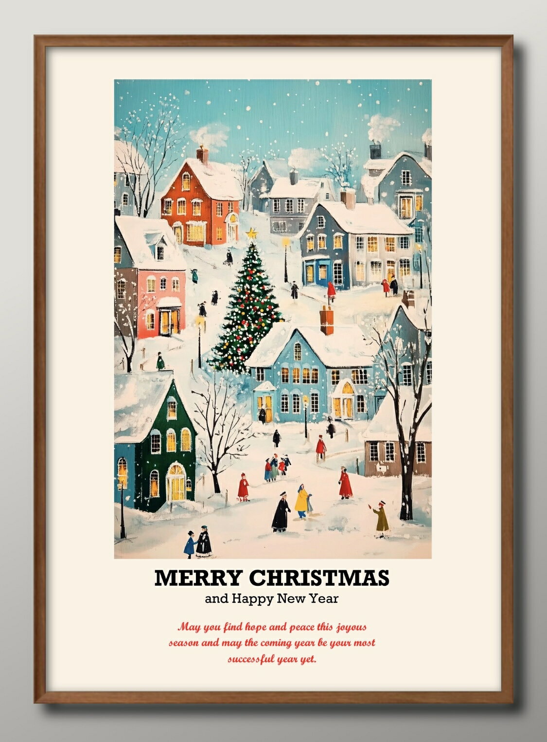 ꡼ꥹޥ Xmas Christmas 󥿥 ӥơ饹 A3  ݥ    ƥꥢ ̲ 饹 ...