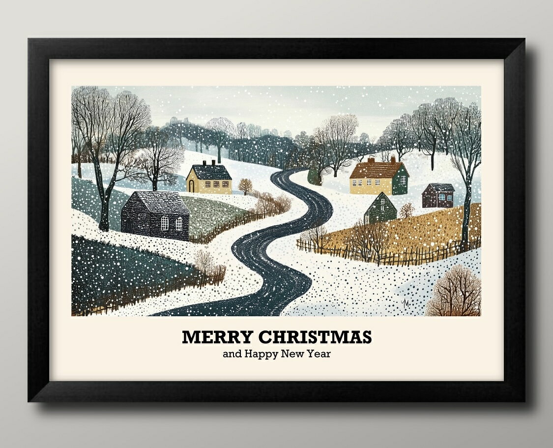 ꡼ꥹޥ Xmas Christmas 󥿥 ӥơ饹 A3  ݥ    ƥꥢ ̲ 饹 ...