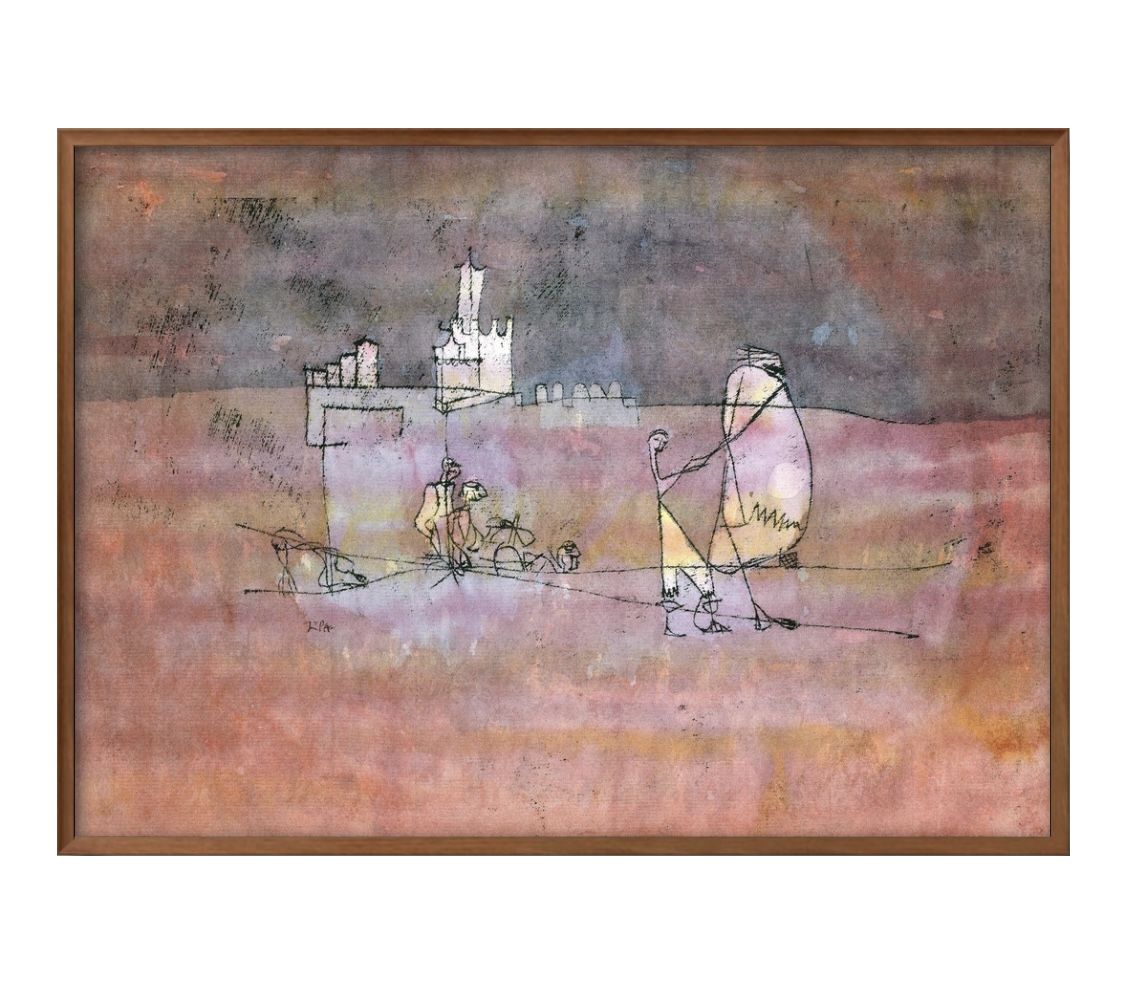 パウル クレー Episode Before an Arab Town A3 サイズ ポスター アート おしゃれ 絵画 インテリア 北欧 イラスト マット紙 艶...