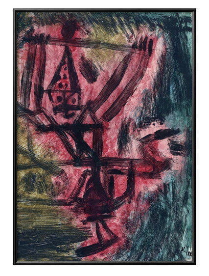 パウル クレー Fire Clown A3 サイズ ポスター アート おしゃれ 絵画 インテリア 北欧 イラスト マット紙 艶消し アートパネル 額 フレーム ...