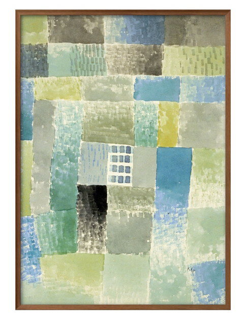 パウル クレー 集落の最初の家 A3 サイズ ポスター アート おしゃれ 絵画 インテリア 北欧 イラスト マット紙 艶消し アートパネル 額 フレーム デザイ...