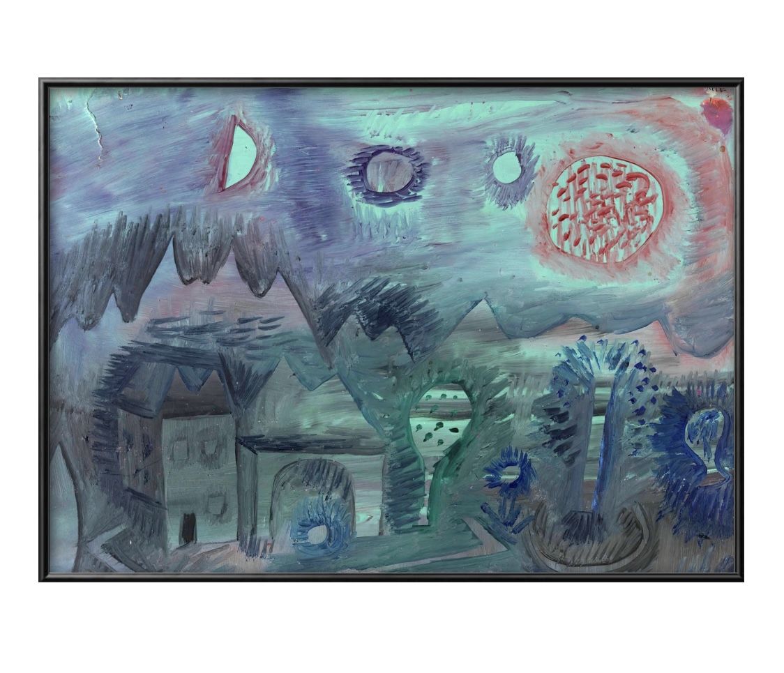 パウル クレー Signs in the Sky A3 サイズ ポスター アート おしゃれ 絵画 インテリア 北欧 イラスト マット紙 艶消し アートパネル 額...