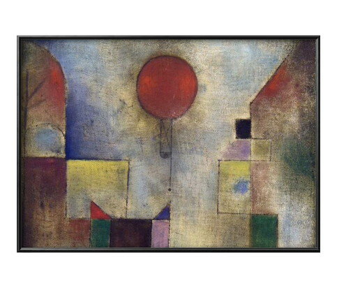 パウル クレー Red Balloon A3 サイズ ポスター アート おしゃれ 絵画 インテリア 北欧 イラスト マット紙 艶消し アートパネル 額 フレーム...