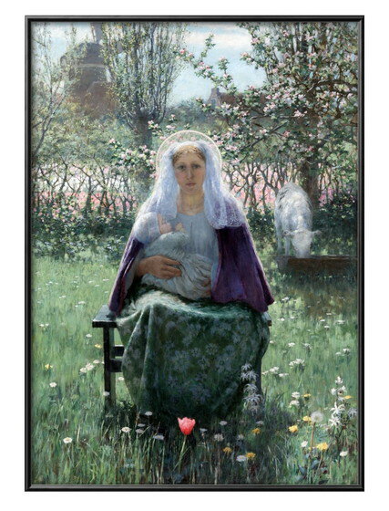 硼 ҥåå The Blessed Mother A3  ݥ    ƥꥢ ̲ 饹 ޥåȻ ä ...