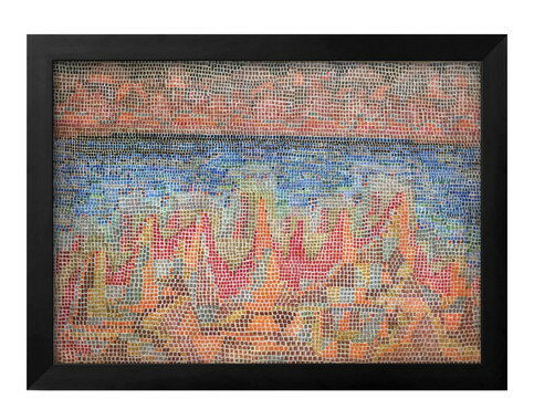 パウル クレー Cliffs By The Sea A3 サイズ ポスター アート おしゃれ 絵画 インテリア 北欧 イラスト マット紙 艶消し アートパネル ...