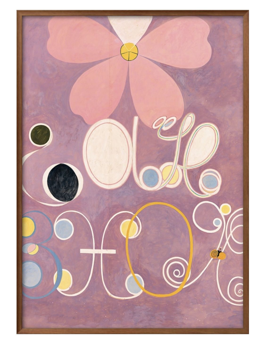 ヒルマ アフ クリント The Ten Largest, No., Adulthood A3 サイズ ポスター アート おしゃれ 絵画 インテリア 北欧 イラス...