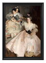ジョン シンガー サージェント Mrs Carl Meyer and her Children A3 サイズ ポスター アート おしゃれ 絵画 インテリア 北欧...
