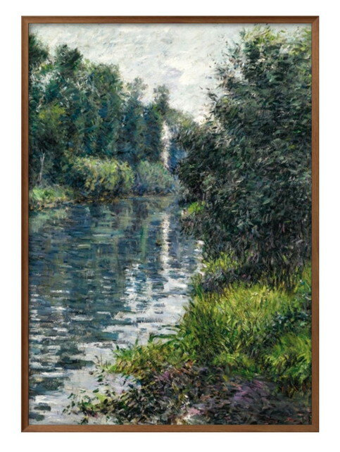 ギュスターヴ カイユボット Le petit bras de la Seine, Argenteuil A3 サイズ ポスター アート おしゃれ 絵画 インテリ...