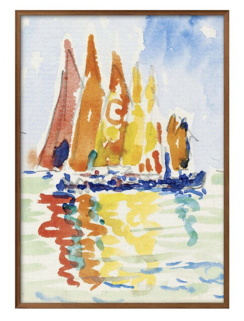 ポール シニャック Venise A3 サイズ ポスター アート おしゃれ 絵画 インテリア 北欧 イラスト マット紙 艶消し アートパネル 額 フレーム デザ...