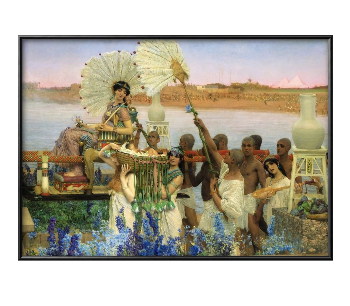 ローレンス アルマ=タデマ The Finding of Moses A3 サイズ ポスター アート おしゃれ 絵画 インテリア 北欧 イラスト マット紙 艶消...