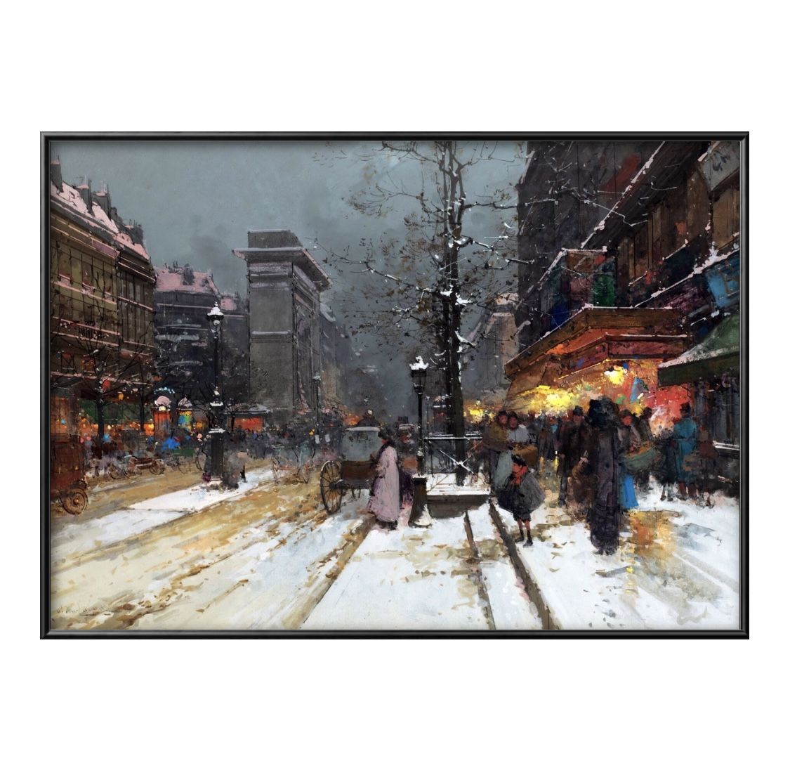 ウジェーヌ ガリエン=ラルー A3 サイズ ポスター アート おしゃれ 絵画 インテリア 北欧 イラスト マット紙 艶消し アートパネル 額 フレーム デザイン...