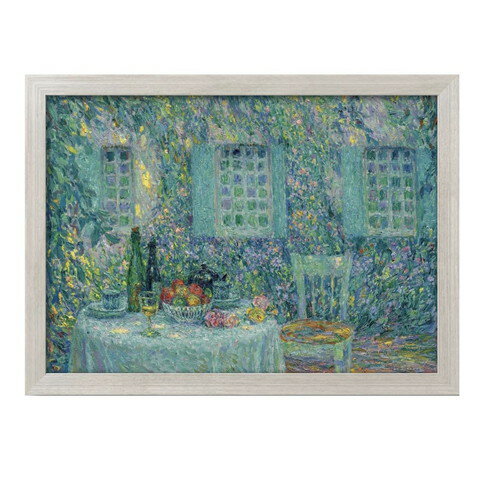 アンリ ル シダネル テーブル 陽の中の葉 A3 サイズ ポスター アート おしゃれ 絵画 インテリア 北欧 イラスト マット紙 艶消し アートパネル 額 フレ...