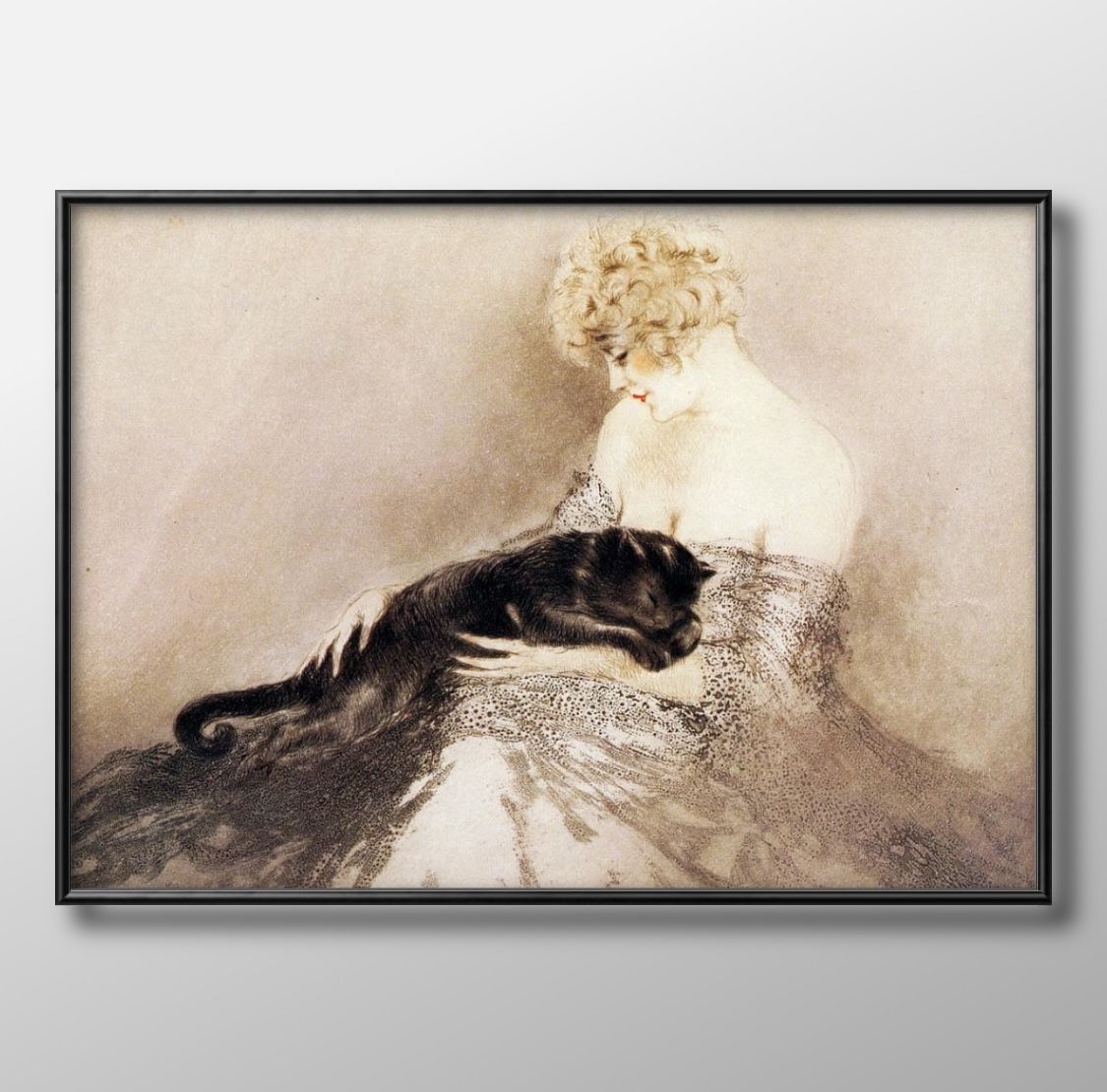 ルイ イカール A3 サイズ ポスター アート おしゃれ 絵画 インテリア 北欧 イラスト マット紙 艶消し アートパネル 額 フレーム デザイン 壁掛け ギフ...