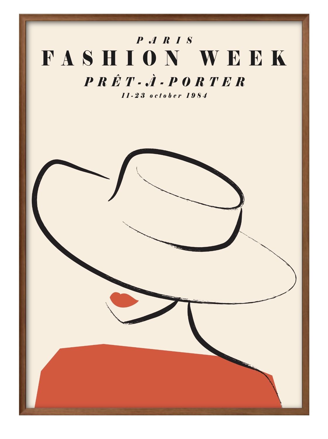 ファッションウィーク A3 サイズ ポスター アート おしゃれ 絵画 インテリア 北欧 イラスト マット紙 艶消し アートパネル 額 フレーム デザイン 壁掛け...