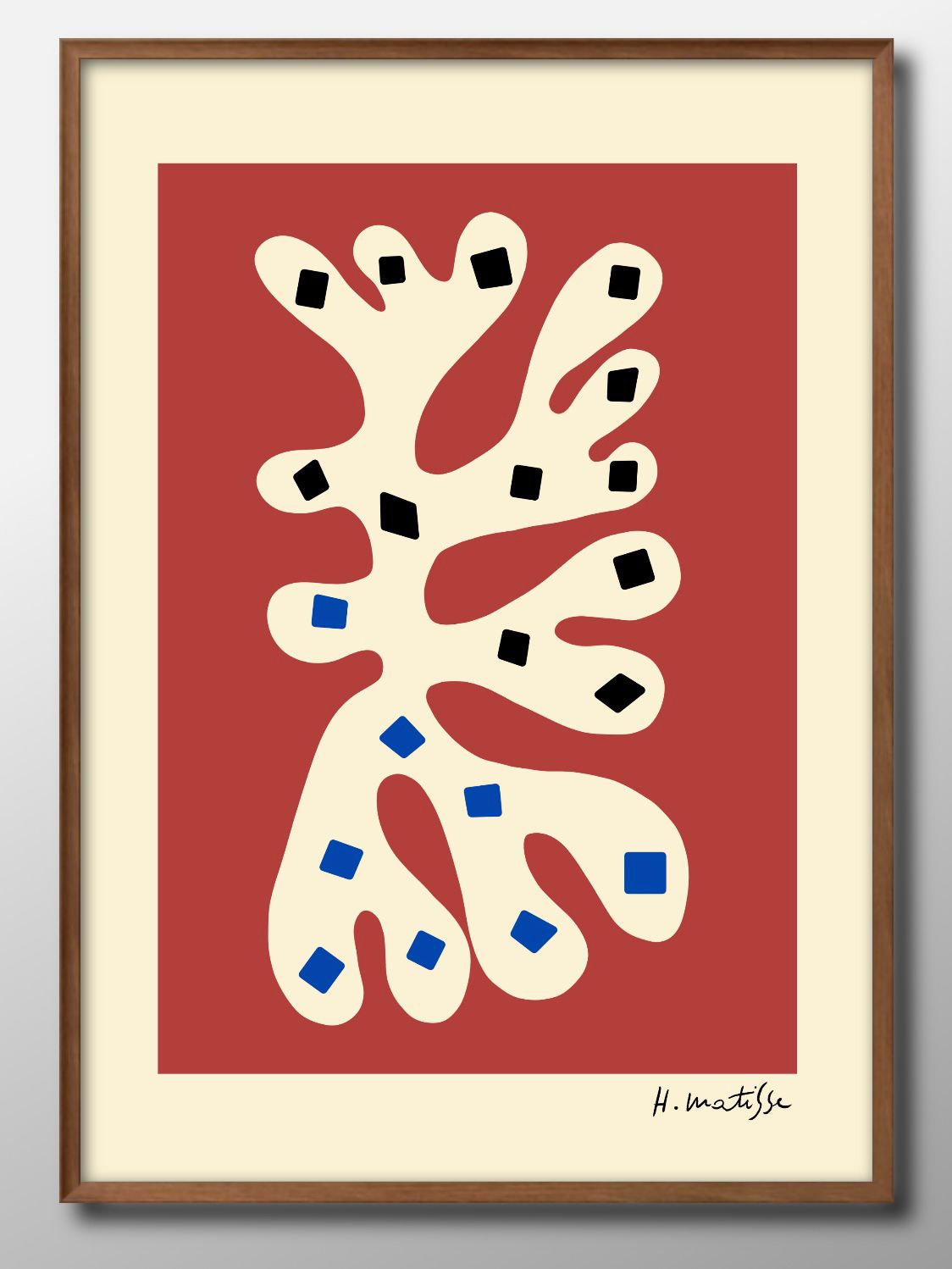 アンリ マティス マチス A3 サイズ ポスター アート おしゃれ 絵画 インテリア 北欧 イラスト マット紙 艶消し アートパネル 額 フレーム デザイン 壁...