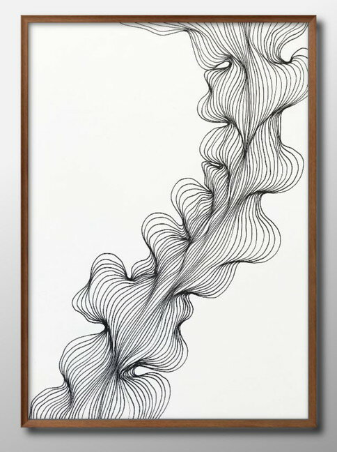 ラインアート A3 サイズ ポスター アート おしゃれ 絵画 インテリア 北欧 イラスト マット紙 艶消し アートパネル 額 フレーム デザイン 壁掛け ギフト...