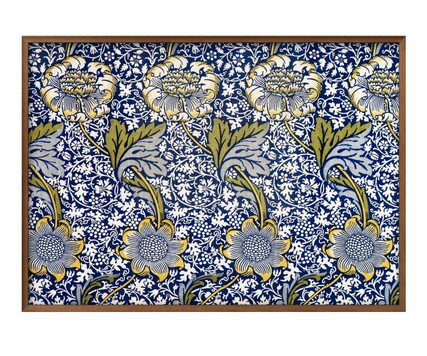 ウィリアム モリス ケネット A3 サイズ ポスター アート おしゃれ 絵画 インテリア 北欧 イラスト マット紙 艶消し アートパネル 額 フレーム デザイン...