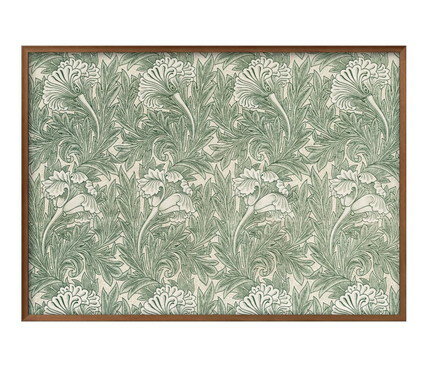 ウィリアム モリス チューリップ A3 サイズ ポスター アート おしゃれ 絵画 インテリア 北欧 イラスト マット紙 艶消し アートパネル 額 フレーム デザ...