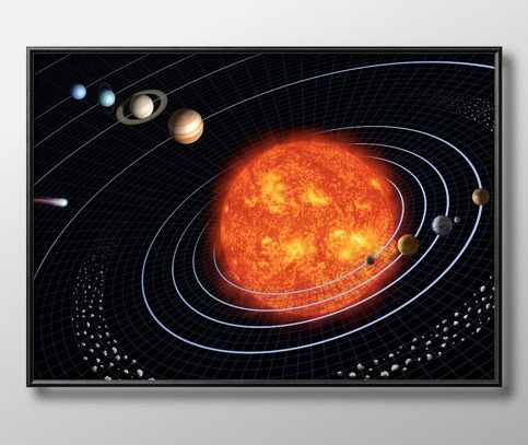 NASA 宇宙 太陽系 星 A3 サイズ ポスター アート おしゃれ 絵画 インテリア 北欧 イラスト マット紙 艶消し アートパネル 額 フレーム デザイン ...