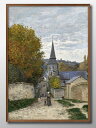 クロード モネ Street in Sainte-Adresse A3 サイズ ポスター アート おしゃれ 絵画 インテリア 北欧 イラスト マット紙 艶消し ...