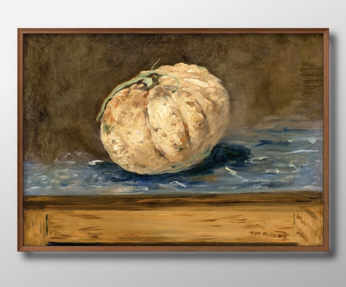 エドゥアール マネ メロン A3 サイズ ポスター アート おしゃれ 絵画 インテリア 北欧 イラスト マット紙 艶消し アートパネル 額 フレーム デザイン ...