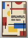バウハウス BAUHAUS モダン A3 サイズ ポスター アート おしゃれ 絵画 インテリア 北欧 イラスト マット紙 艶消し アートパネル 額 フレーム デ...