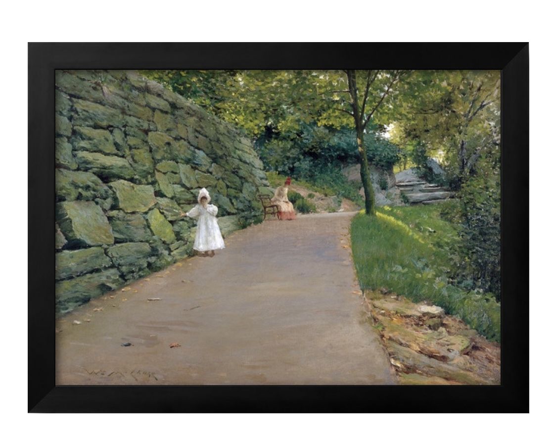 ウィリアム メリット チェイス In the Park a By-Path A3 サイズ ポスター アート おしゃれ 絵画 インテリア 北欧 イラスト マット紙...