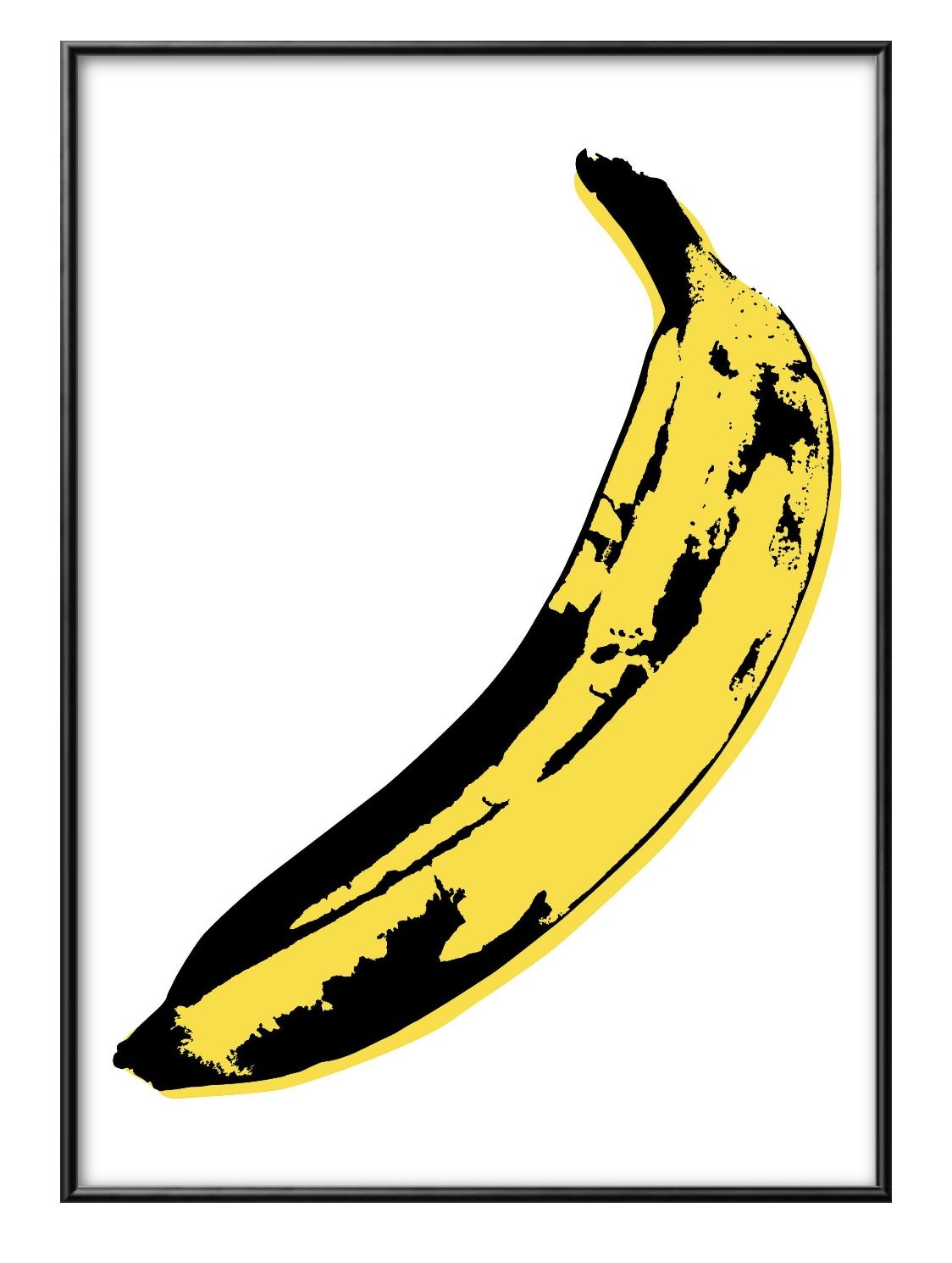 アンディ ウォーホール BANANA A3 サイズ ポスター アート おしゃれ 絵画 インテリア 北欧 イラスト マット紙 艶消し アートパネル 額 フレーム ...