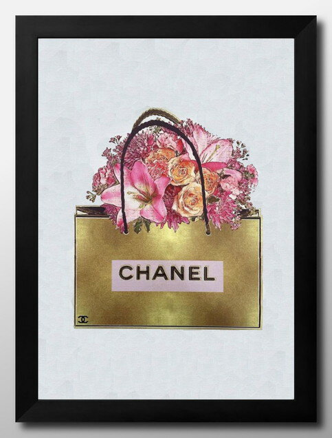 シャネル オマージュ A3 サイズ ポスター アート おしゃれ 絵画 インテリア 北欧 イラスト マット紙 艶消し アートパネル 額 フレーム デザイン 壁掛け...