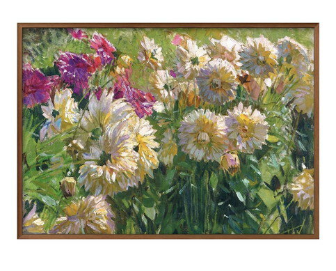 カール モル Dahlias A3 サイズ ポスター アート おしゃれ 絵画 インテリア 北欧 イラスト マット紙 艶消し アートパネル 額 フレーム デザイン...