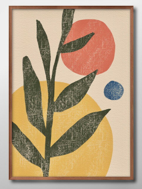 ボタニカル 植物 花 フラワー A3 サイズ ポスター アート おしゃれ 絵画 インテリア 北欧 イラスト マット紙 艶消し アートパネル 額 フレーム デザイ...