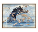 ハーバード クロリー Fantastic Animals Left off the Ark A3 サイズ ポスター アート おしゃれ 絵画 インテリア 北欧 イ...