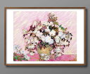 フィンセント ファン ゴッホ Roses in a vase A3 サイズ ポスター アート おしゃれ 絵画 インテリア 北欧 イラスト マット紙 艶消し アー...