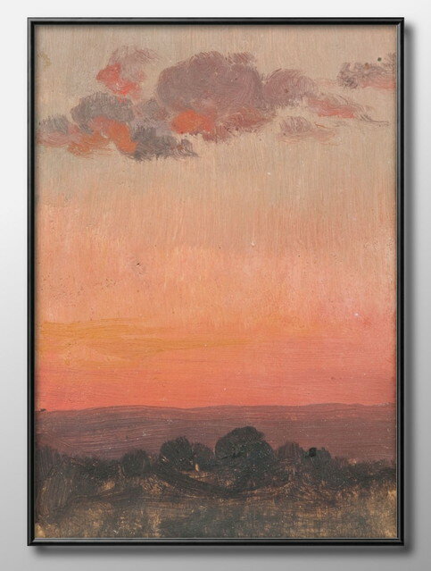 ヤン スタニスワフスキ Sunset A3 サイズ ポスター アート おしゃれ 絵画 インテリア 北欧 イラスト マット紙 艶消し アートパネル 額 フレーム ...