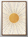 モダン 太陽 SUN デザイン A3 サイズ ポスター アート おしゃれ 絵画 インテリア 北欧 イラスト マット紙 艶消し アートパネル 額 フレーム デザイン 壁掛け ギフト 新築祝い ディスプレイ 速達 送料無料