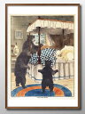 エリザベス テイラーウォルコット The Three Bears A3 サイズ ポスター アート おしゃれ 絵画 インテリア 北欧 イラスト マット紙 艶消し ...