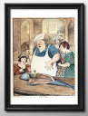 エリザベス テイラーウォルコット 親指トム A3 サイズ ポスター アート おしゃれ 絵画 インテリア 北欧 イラスト マット紙 艶消し アートパネル 額 フレ...