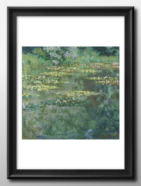 クロード モネ Le Bassin des Nympheas A3 サイズ ポスター アート おしゃれ 絵画 インテリア 北欧 イラスト マット紙 艶消し アー...