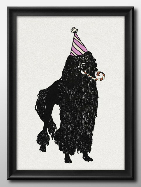 犬 イヌ DOG イラスト A3 サイズ ポスター アート おしゃれ 絵画 インテリア 北欧 イラスト マット紙 艶消し アートパネル 額 フレーム デザイン 壁掛け ギフト 新築祝い ディスプレイ 速達 送料無料
