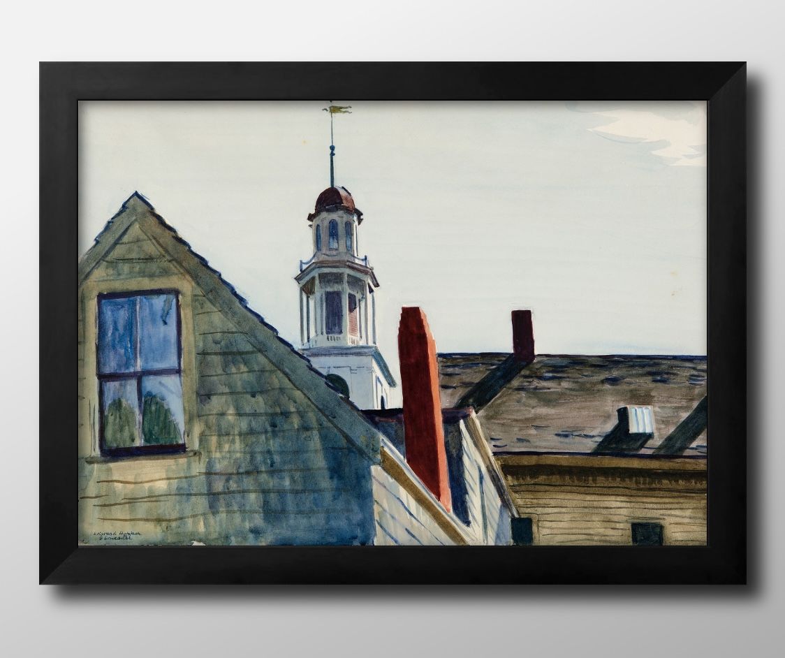 エドワード ホッパー Universalist Church A3 サイズ ポスター アート おしゃれ 絵画 インテリア 北欧 イラスト マット紙 艶消し アー...